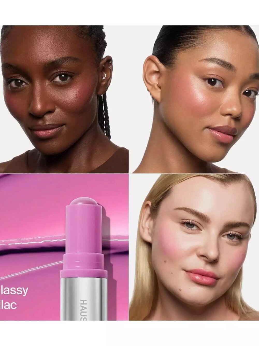 Haus Labs Color Fuse Glassy Lilac Multi-Use Balm/ Cheeks + Lips Full Sz. BNIB